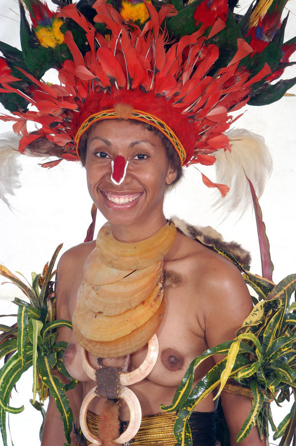 Участницы конкурса красоты в Папуа - Новой Гвинее. НЮ