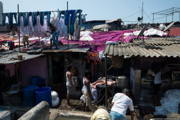 Дхоби-Гхат – район прачек в Мумбаи