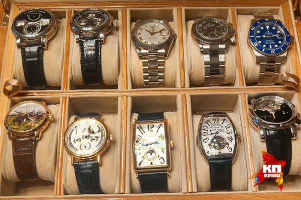 Губернатор Сахалина Александр Хорошавин собрал коллекцию часов на 2 миллиона долларов