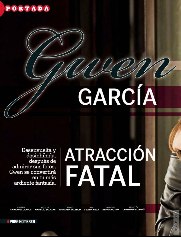 Gwen Garcia - H para Hombres #190 March 2015 Mexico
