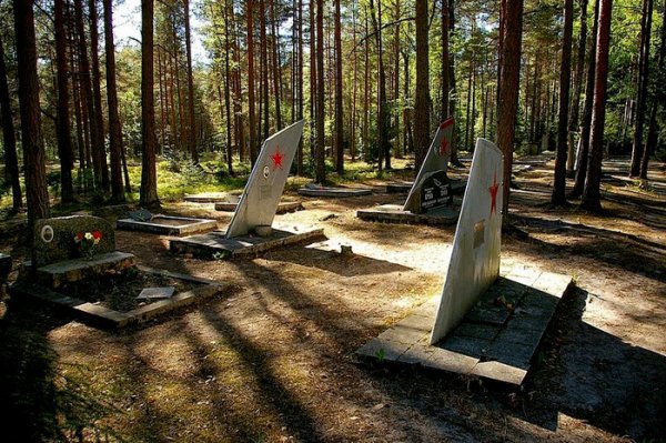 Уникальное кладбище советских военных летчиков в Эстонии