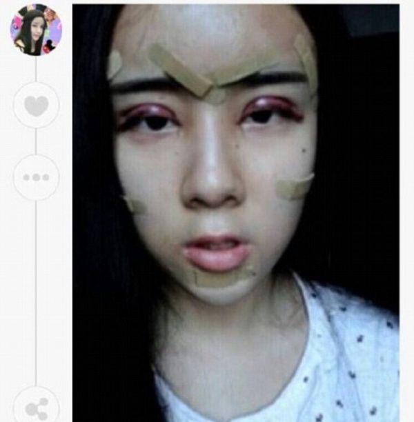 15-летняя китаянка стала звездой интернета после пластической операции