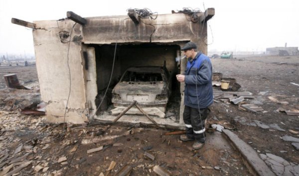 Пал сухой травы привел к множеству крупных пожаров в Хакасии