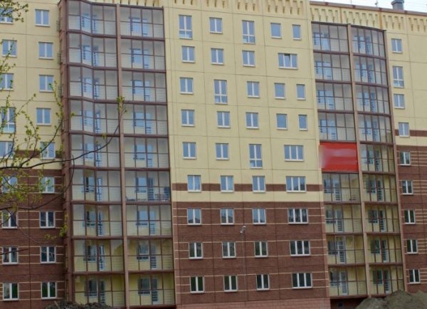 Челябинская новостройка с ассиметричными окнами