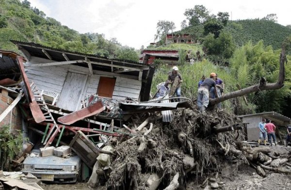 В Колумбии сошел оползень, погибли десятки человек