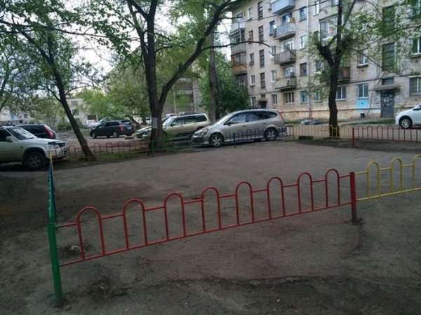 Детская площадка в Хабаровске
