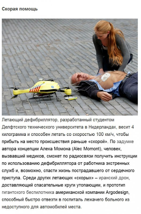Как дроны помогают людям