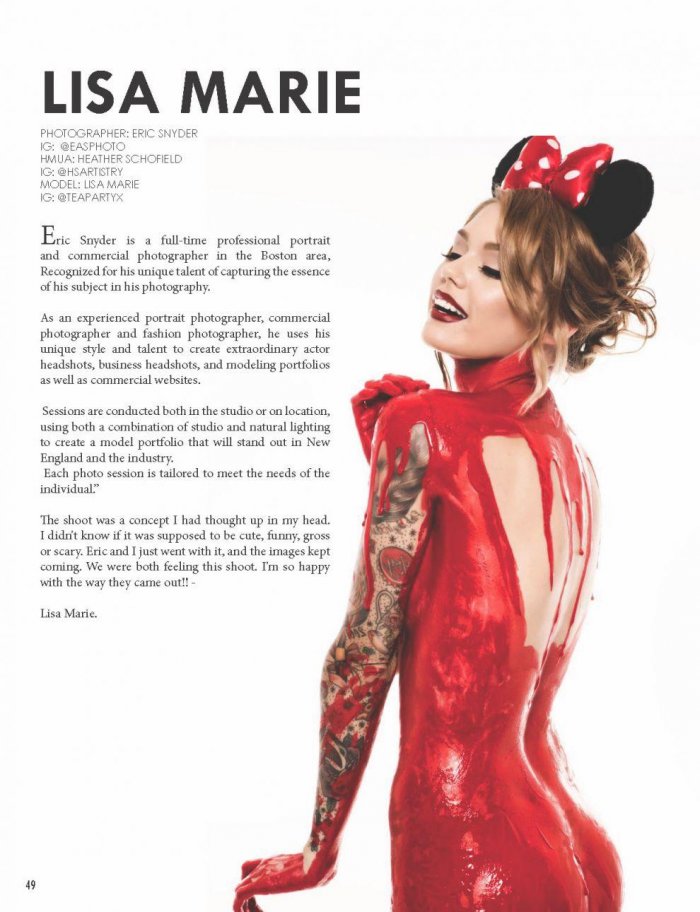 Lisa Marie - Fuse Magazine Issue 14 2015 USA