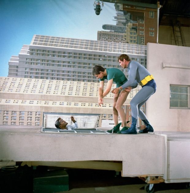 Съемки телесериала «Бэтмен», 1966 год