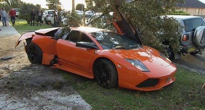 Неудачный тест-драйв Lamborghini Murcielago LP640 за 280 000 долларов