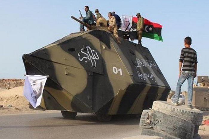 Самодельный бронетранспортер сил специального назначения Ливии
