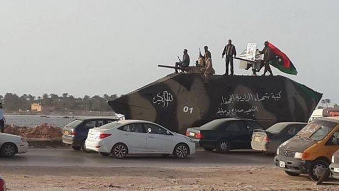 Самодельный бронетранспортер сил специального назначения Ливии
