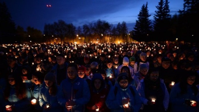 Акция «Свеча памяти» в память о жертвах Великой Отечественной войны