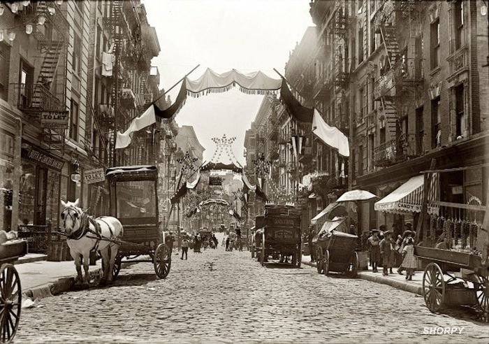  Каким был Нью-Йорк 100 лет назад