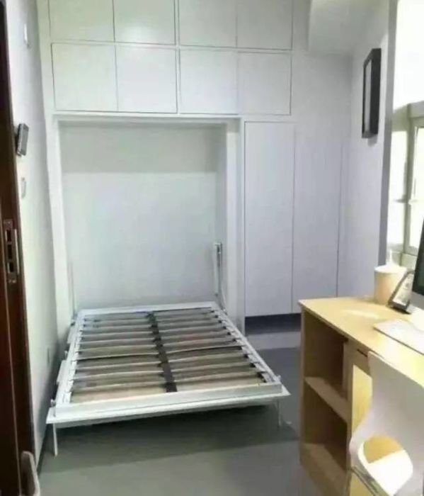  В Китае крошечные квартиры площадью 6 квадратных метров раскупили за полдня (6 фото)
