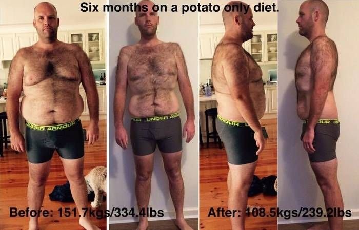 Австралиец целый год питался картофелем и похудел на 50 кг (4 фото)