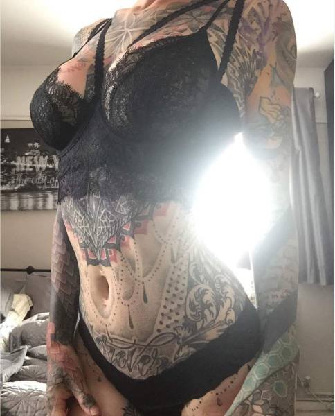  Красивые татуировки на телах девушек (57 фото)