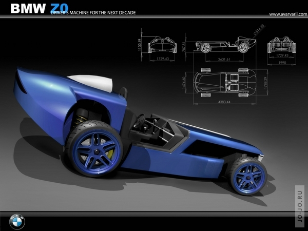 BMW Z0 concept design by Andrei Avarvarii
