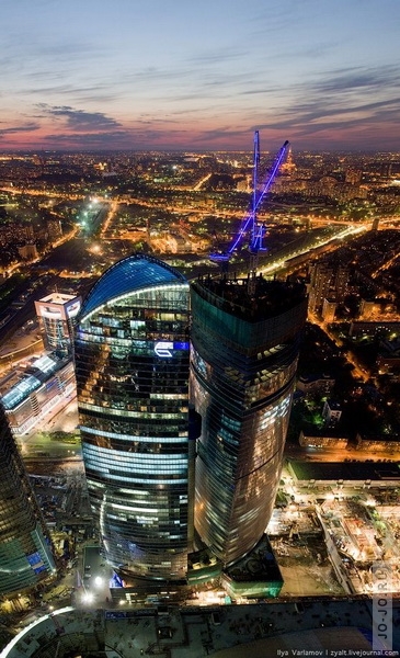 Фотографии Москвы с крыши Города Столиц