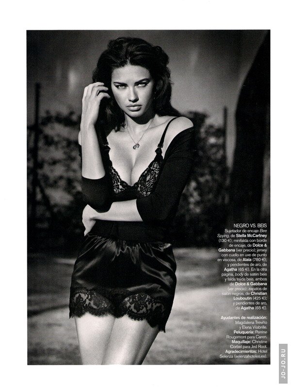 Adriana Lima в журнале Vogue (Июнь 2010 / Spain)