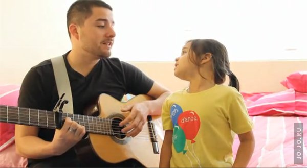 Папа и дочка поют дуэтом 2