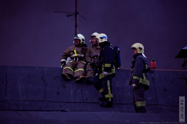 Страшный пожар в Москве