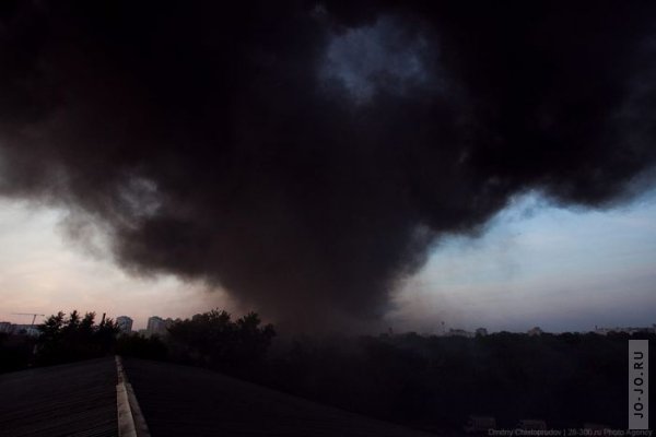 Страшный пожар в Москве
