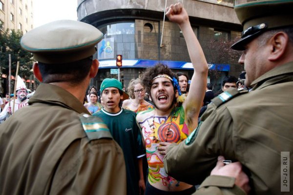 Студенческие протесты в Чили