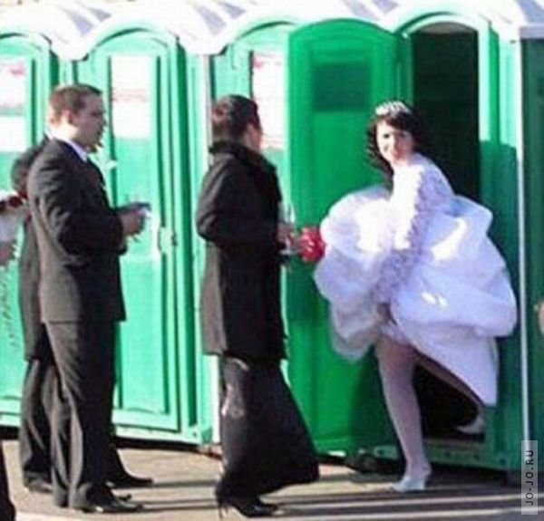 Странные и смешные свадебные фотографии