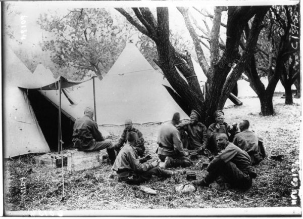 Фотографии экспедиционного корпуса Российской армии 1916 года
