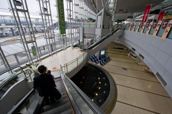 Японский аэропорт, который был разрушен цунами