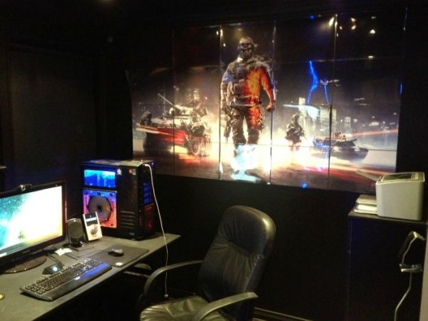 Высокотехнологичная комната геймера своими руками