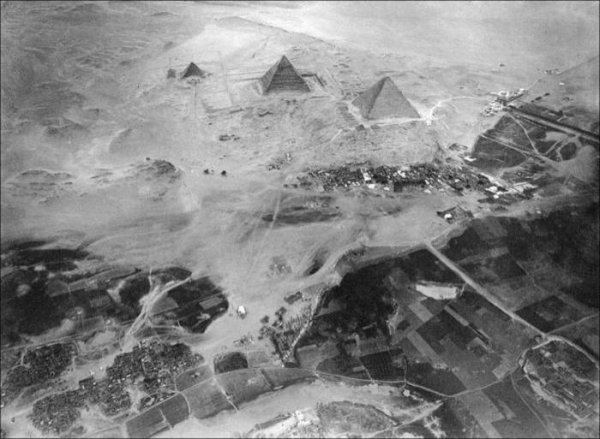Египетские пирамиды "тогда и сейчас"