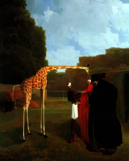 Жирафная фотожаба
