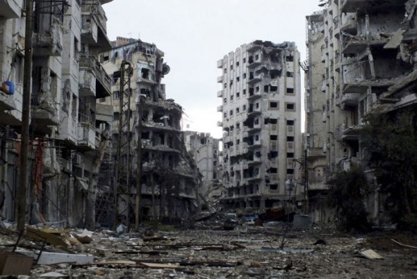 Разрушенные города Сирии