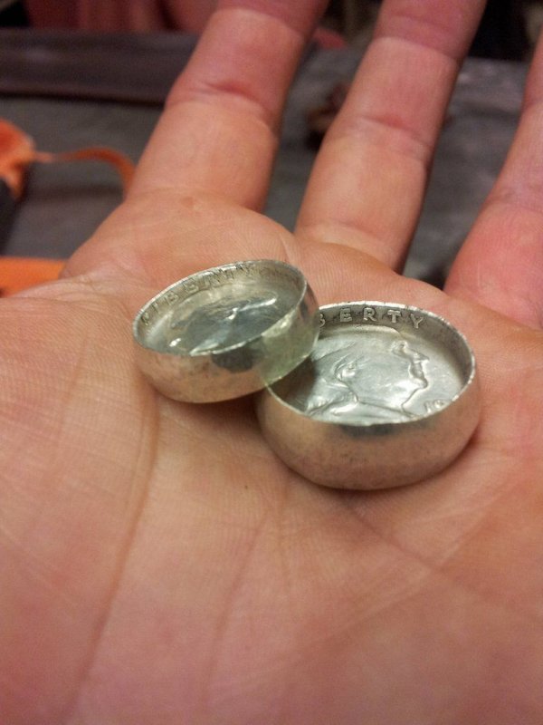 Как сделать кольцо из монеты