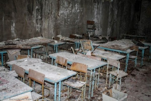 Школа в Чернобыльской Зоне Отчуждения