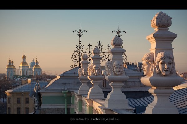 Открыточные виды Санкт-Петербурга