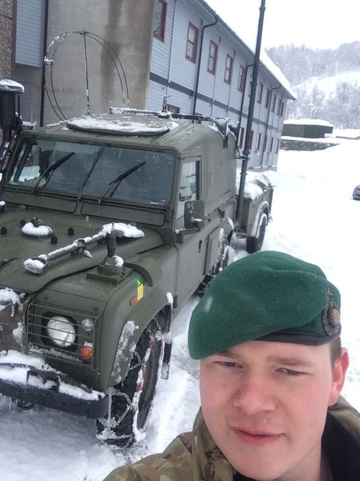Селфи военных на учениях в Норвегии