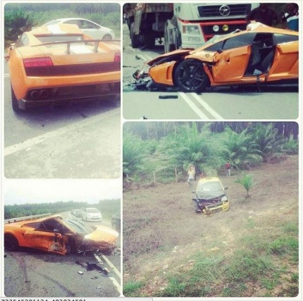 1 из 20 эксклюзивных Lamborghini Gallardo был разбит вдребезги