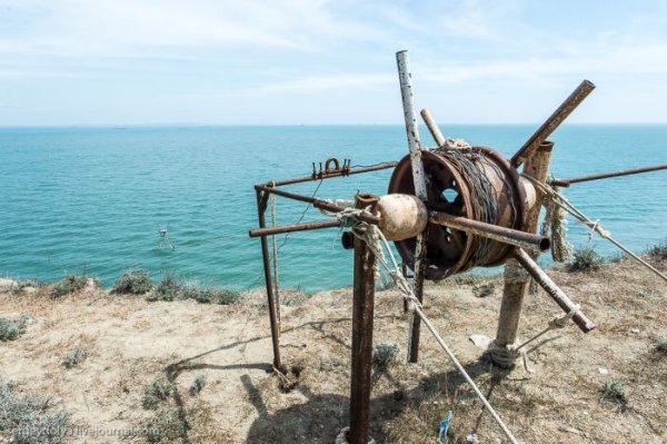 Непростой способ рыбной ловли в Крыму