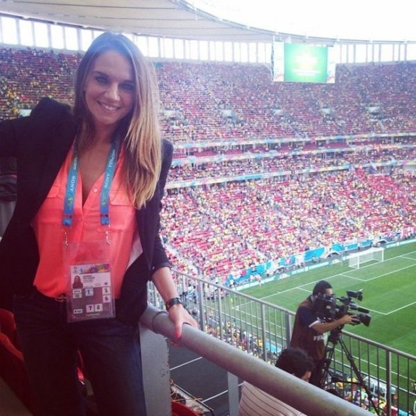 Топ-5 самых привлекательных журналисток Чемпионата мира по футболу 2014