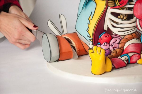 Торт, который стирает границы между едой и искусством