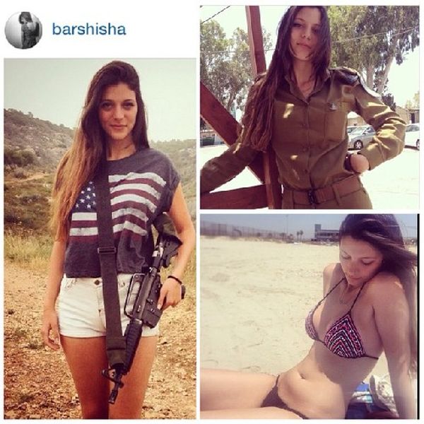 Симпатичные девушки-военнослужащие израильской армии