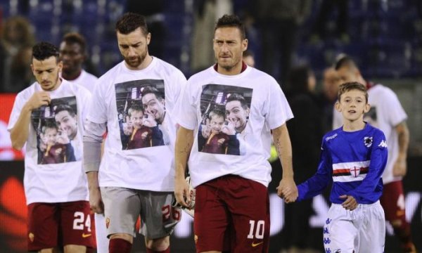 Футболисты «Ромы» почтили память своих болельщиков