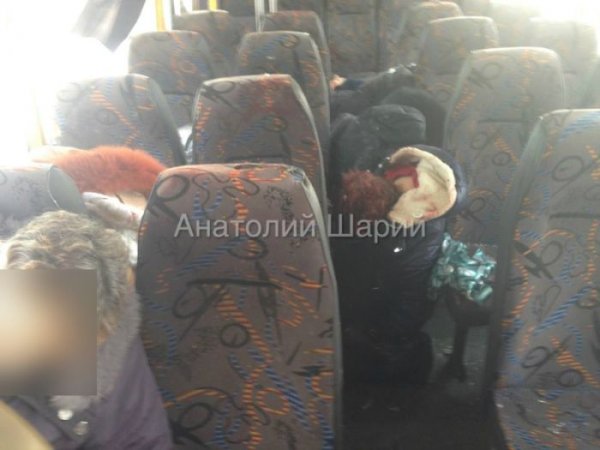 В Донецкой области под обстрел попал автобус с пассажирами
