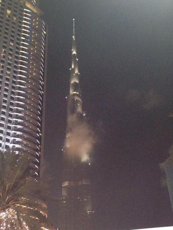 Пользователи соцсетей распространили фейк о пожаре в небоскребе Бурдж-Халифа