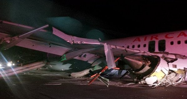 В канадском Галифаксе жесткую посадку совершил авиалайнер Airbus А320