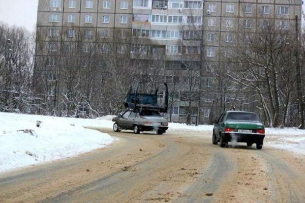 Фото, которые возможно было сделать только в России. Часть 2