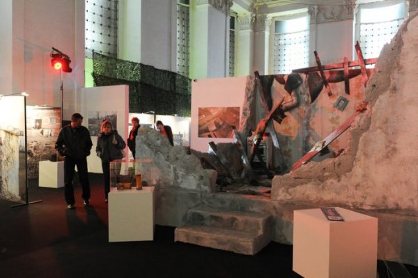В Москве открылась выставка, посвященная военному конфликту на юго-востоке Украины